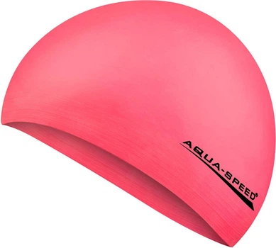 Шапка для плавання Aqua Speed SOFT LATEX 5726 неоновий, рожевий Уні OSFM