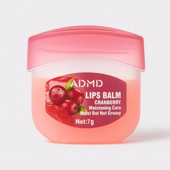 Бальзам (вазелин) для губ Cranberry (Клюква), увлажнение и защита, 7 г