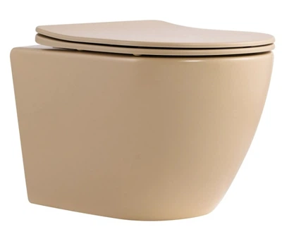 Унітаз підвісний Qtap Robin Ultra Quiet, з сидінням Slim Duroplast/ Soft-close/ Quick relase QT13332381АSSB