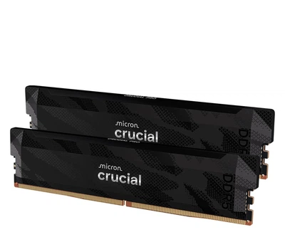 Оперативная память Crucial 32GB (2X16GB) 6400 CL32 Pro OC Gaming Black (CP2K16G64C32U5B) EU