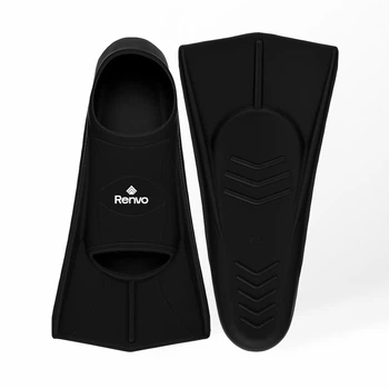 Ласты короткие для бассейна Renvo Frio размер 33-35 Черный для тренировки в бассейне(SF100-01 33-35)