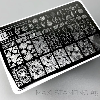 Большая пластина для стемпинга RichColoR MAX PRINT RcR-05