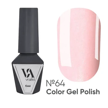 Гель-лак Valeri Color №64 кремово-бежевый с шиммером, 6 мл