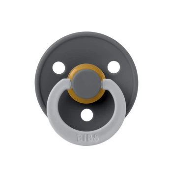 Пустышка BIBS STUDIO COLOUR Fusion – Iron / Cloud (0-6 мес.)