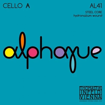 Струна Thomastik-Infeld AL41 Alphayue 4/4 Steel Core Hydronalium Wound A Medium Tension