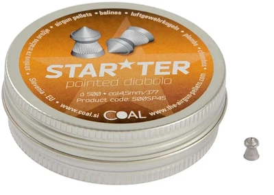 Кулі Coal Starter Pointed 4.5мм, 0.52г, 500шт