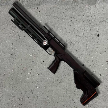 Пневматична гвинтівка Zbroia Sapsan Tactical 450/220 PCP 4.5 мм — тактична гвинтівка ≈30 Дж, чорна