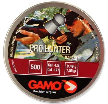 Кулі Gamo Pro Hunter 4.5 мм, 0.49 г, 500шт