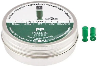 Кулі Coal PP 4.5мм, 0.28г, 125шт
