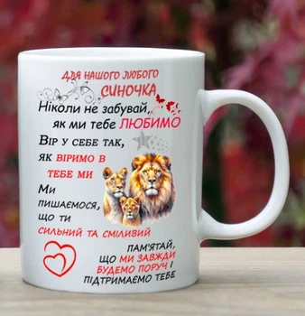 Чашка для сына (СН31)