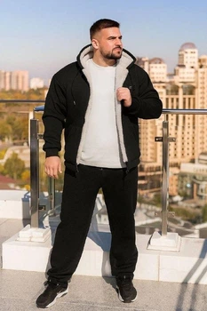 Мужской тёплый костюм Lenato "Arctic" 56-58 чорний