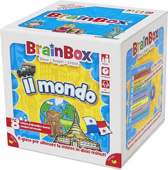 Настільна гра Asmodee BrainBox The World (версія італійська) (50258221390161)