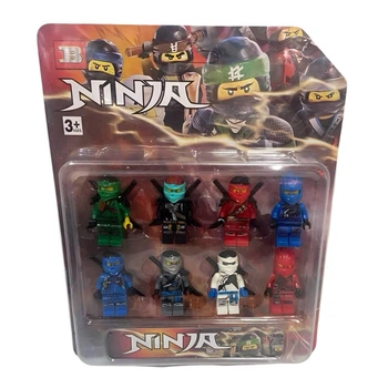 Набір ігрових фігурок Ninjago 8 шт. зі зброєю (33601)