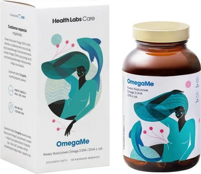 Suplement diety HealthLabs Care OmegaMe 120 kapsułek (5906146790964)
