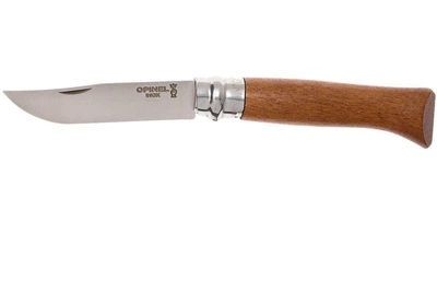 Складной карманный нож 80 мм Opinel №8 Tradition Luxury двухсторонняя заточка Viroblock 56-58 HRC 12C27 Sandvik нержавеющая сталь