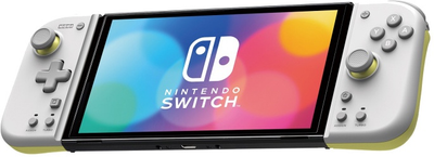 Компактний спліт-пад Nintendo Switch Light Grey - Yellow (0810050911290) (955555911927109) - Уцінка