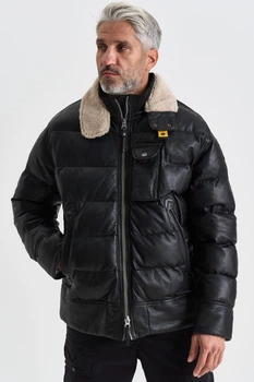 Шкіряна зимова куртка GIAN LEATHER Parajumpers 8150 XXL