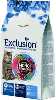 Полнорационный сухой корм Exclusion Cat Adult Tuna с тунцем для взрослых кошек всех пород 0.3 кг (8011259003720)