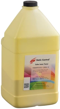 Тонер Static Control универсальный TRMPTCOL HP/Canon 1 кг Yellow (TRMPTCOL-1KG-Y)