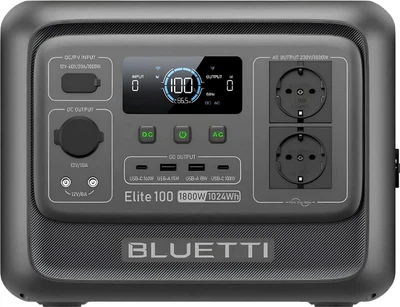 Зарядная станция Bluetti Elite 100 V2 / 1800 Вт / 1024 Вт⋅ч / LiFePO4
