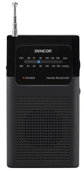 Портативний радіоприймач FM/AM Sencor SRD 1100 Black