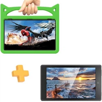 Планшет детский Amazon Fire HD 8 1.5/16GB 8th Gen в подарок защитное стекло (Зеленый)