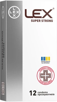 Презервативи LEX Super Strong 12 шт. (4820144771972)