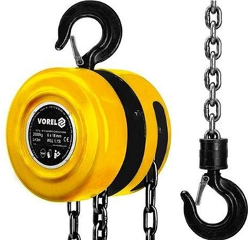 Wciągarka łańcuchowa VOREL 1 t 3 m (80751_vo)