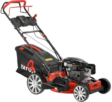 Kosiarka spalinowa YATO z napędem: 3.5 kW szerokość cięcia Ø= 53 cm kosz 62 l (YT-85532)