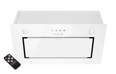 Витяжка повновбудована BORGIO BBG (TR) 5850 white glass SU (52 см, 850 м3/год, біле скло)