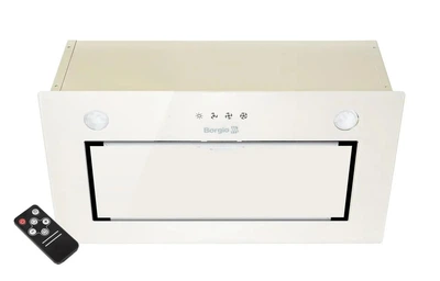 Витяжка повновбудована BORGIO BBG (TR) 5850 ivory glass SU (52 см, 850 м3/год, бежеве скло)