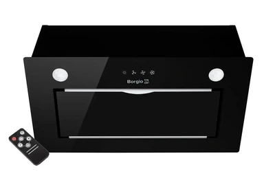 Витяжка повновбудована BORGIO BBG 51K Black Glass SU (52 см, 1000 м3/год, чорне скло)
