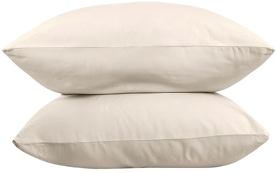 Zestaw poszewek Homla Defla z bawełny Beżowy 70 x 80 cm 2 szt (5906496744600)