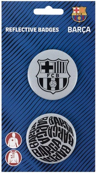 Набір значків світловідбиваючих Kite FC Barcelona 2 шт (BC25-107)