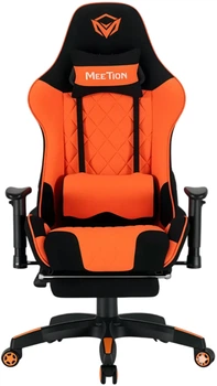 Кресло геймерское с регулируемой высотой Meetion CHR25 Black/Orange (MT-CHR25-A)