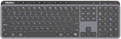 Клавіатура бездротова Meetion WK330 Bluetooth/Wireless Black (MT-WK330-A-RUA)