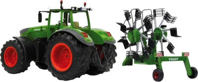 Traktor zdalnie sterowany Klein Fendt RC z przetrząsarką (6952646201324)