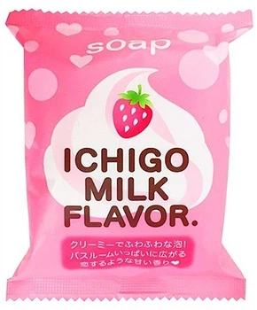 Мило з ароматом полуниці та молока - Pelican Petit Strawberry Milk 80g (1315641-1214223589-2)