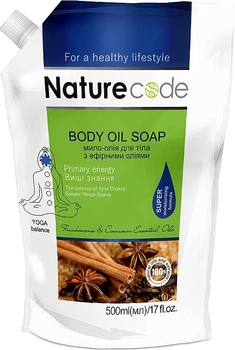 Мыло-масло для тела "Высшие знания" (дой-пак) - Nature Code Body Oil Soap 500ml (1540887-37137053)