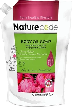 Мыло-масло для тела "Божественная мелодия" (дой-пак) - Nature Code Body Oil Soap 500ml (1540889-37137057)
