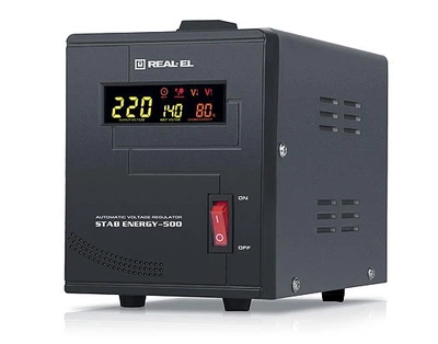 Стабилизатор напряжения REAL-EL STAB ENERGY-500 Refurbished