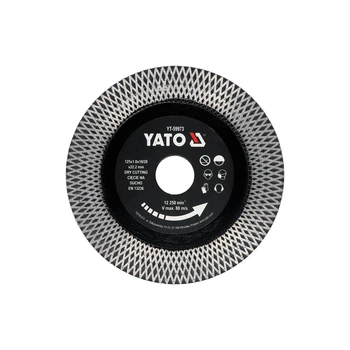 Диск отрезной алмазный Yato по грессу и керамике Ø= 125/22.2x 1.8 мм сухой рез (YT-59973)