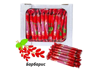 Карамельные конфеты «Фруктовые Карандаши Барбарис» 1кг. весовые