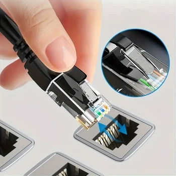 Патч Корд LAN Интернет-кабель 2м UTP CAT5e Черный (0_31369)
