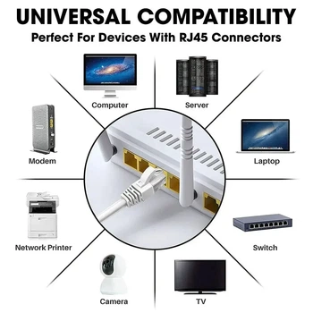 Патч Корд LAN Витая пара обжатая 60м кабель для интернета CAT5e UTP (0_30592)