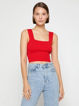 Топ женский Koton 3WAK30017HT XL Красный (8683352754139)