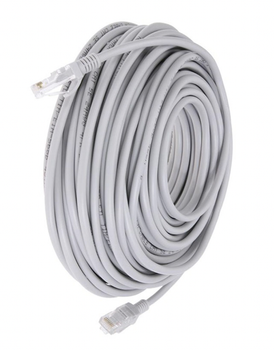 Патч Корд LAN 130м Кабель для роутера ВИТАЯ ПАРА cat 5e Серый (0_30059)