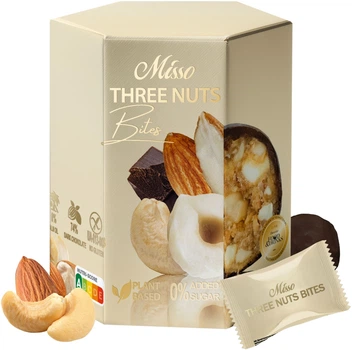 Цукерки Misso Three Nuts Bites 180 г (4820232571309)