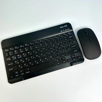 Клавіатура бездротова (2.4 GHz + Bluetooth 5.0) GFSK-9212 + мишка (з Eng, Ru розкладками)