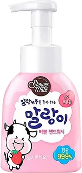 Крем-мило для рук Shower Mate Bubble Handwash Strawberry Milk 300 мл (8801046331323)